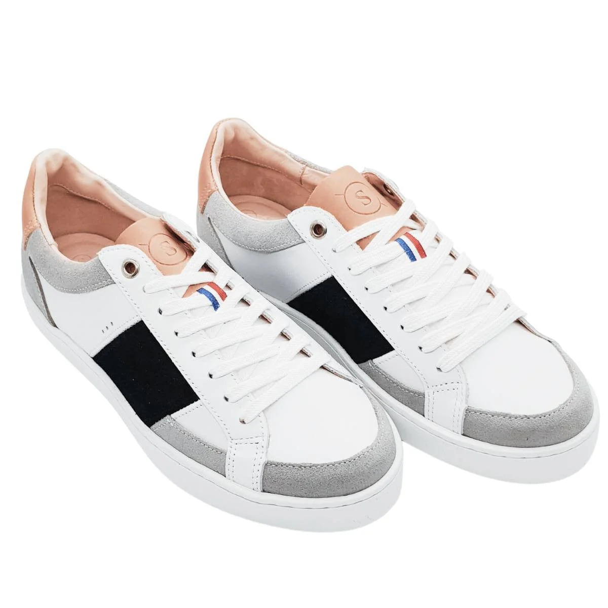 Basket française Hiba Blanc Noir - Image 6