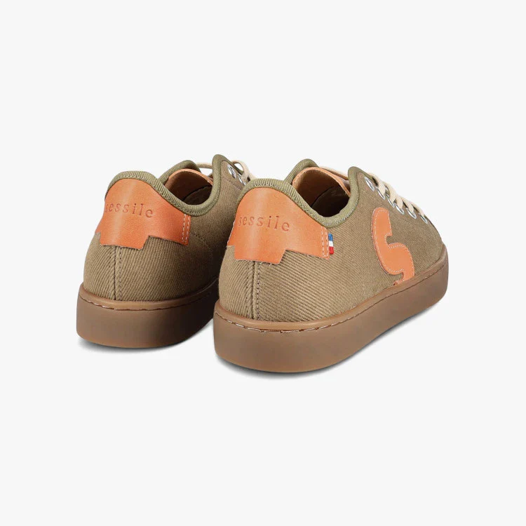 Basket française Aloé Kaki - Image 4
