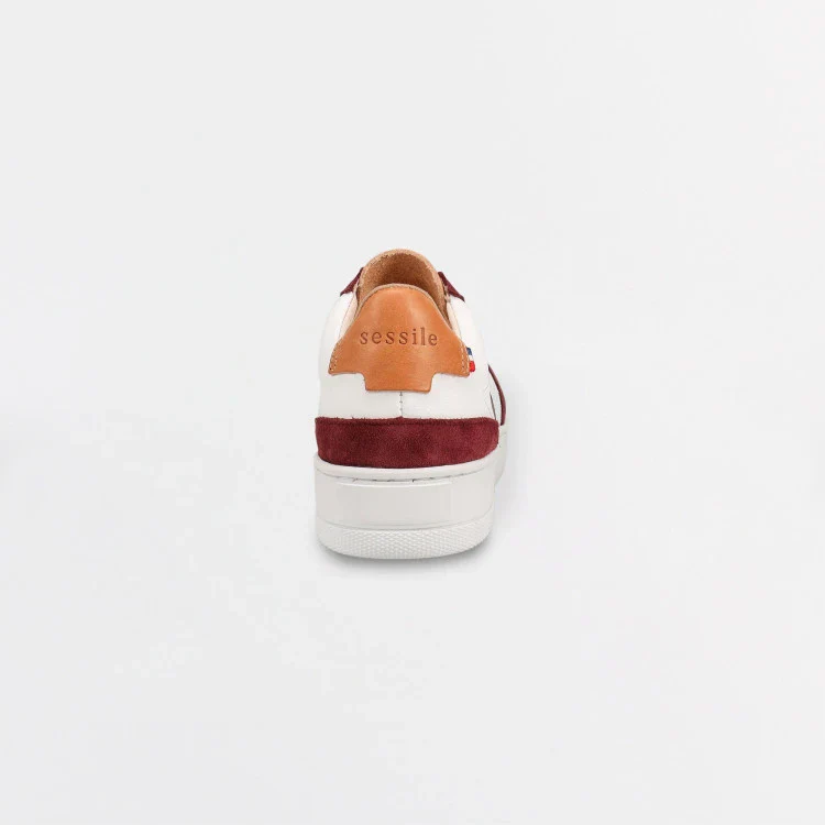 Basket française Belis Blanc Bordeaux - Image 4