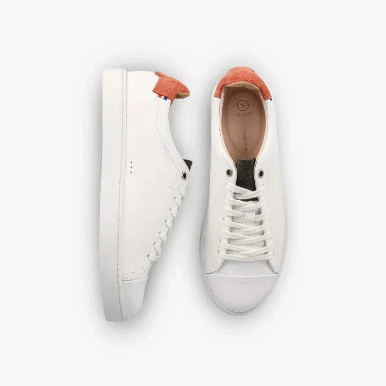 Basket française Abelia Blanc Orange Kaki - Image 4