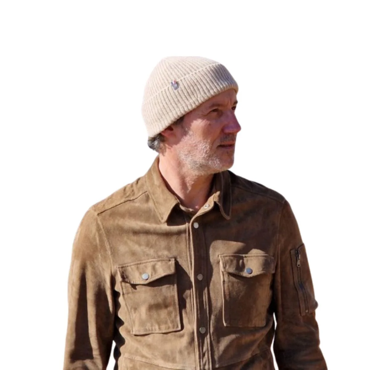 Bonnet beige Homme - Image 2