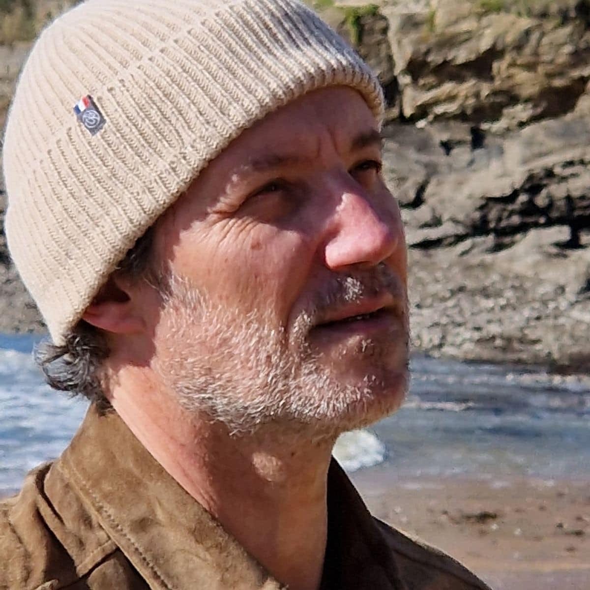 Bonnet beige Homme - Image 3