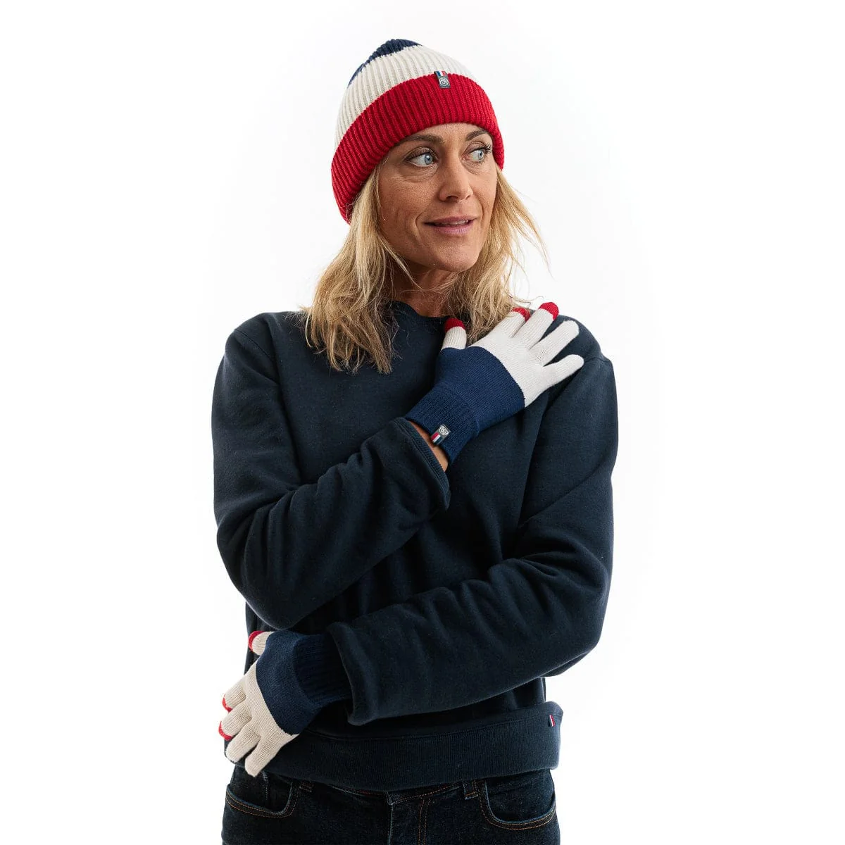 Le bonnet bleu blanc rouge femme - Image 3