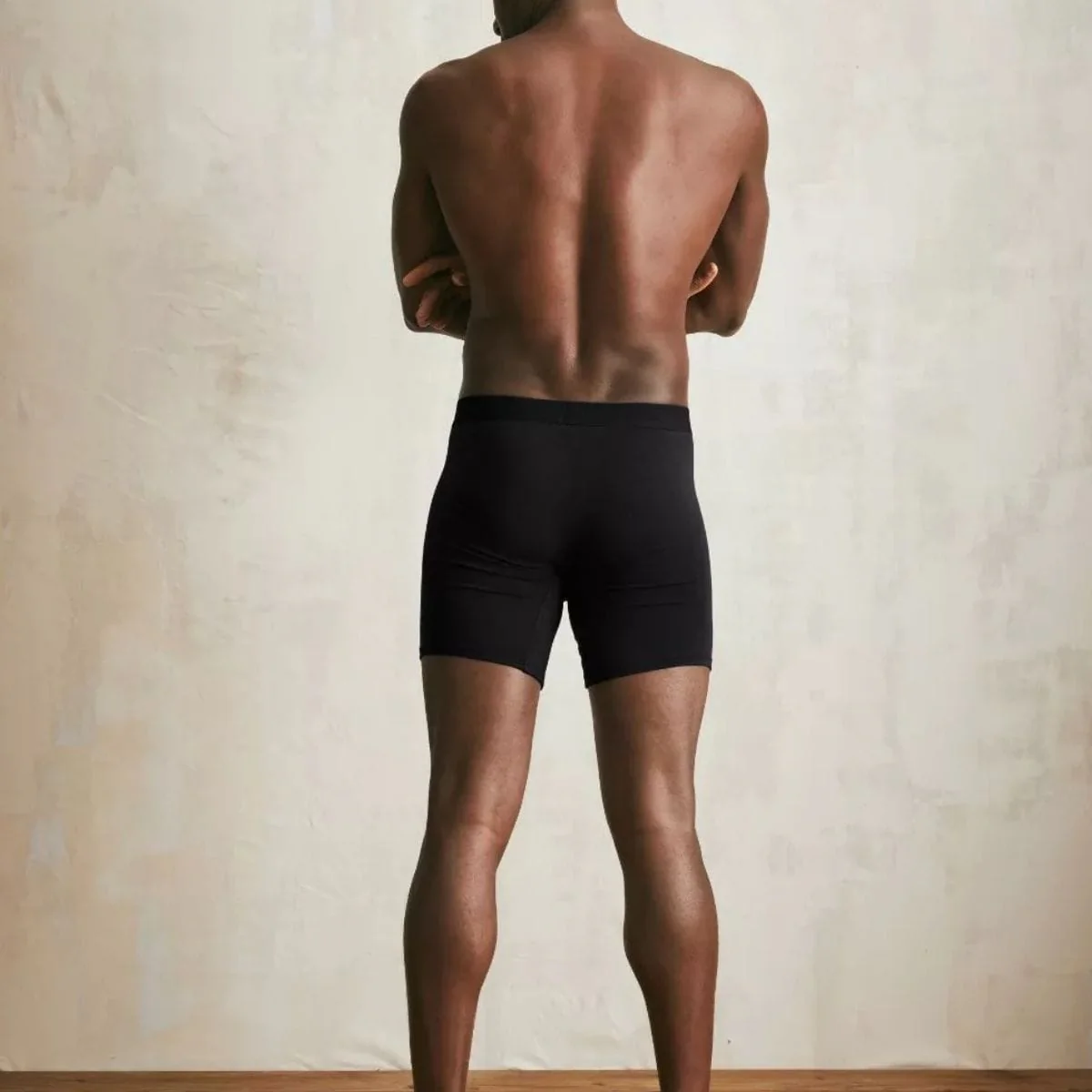 Boxer long homme noir - Image 2