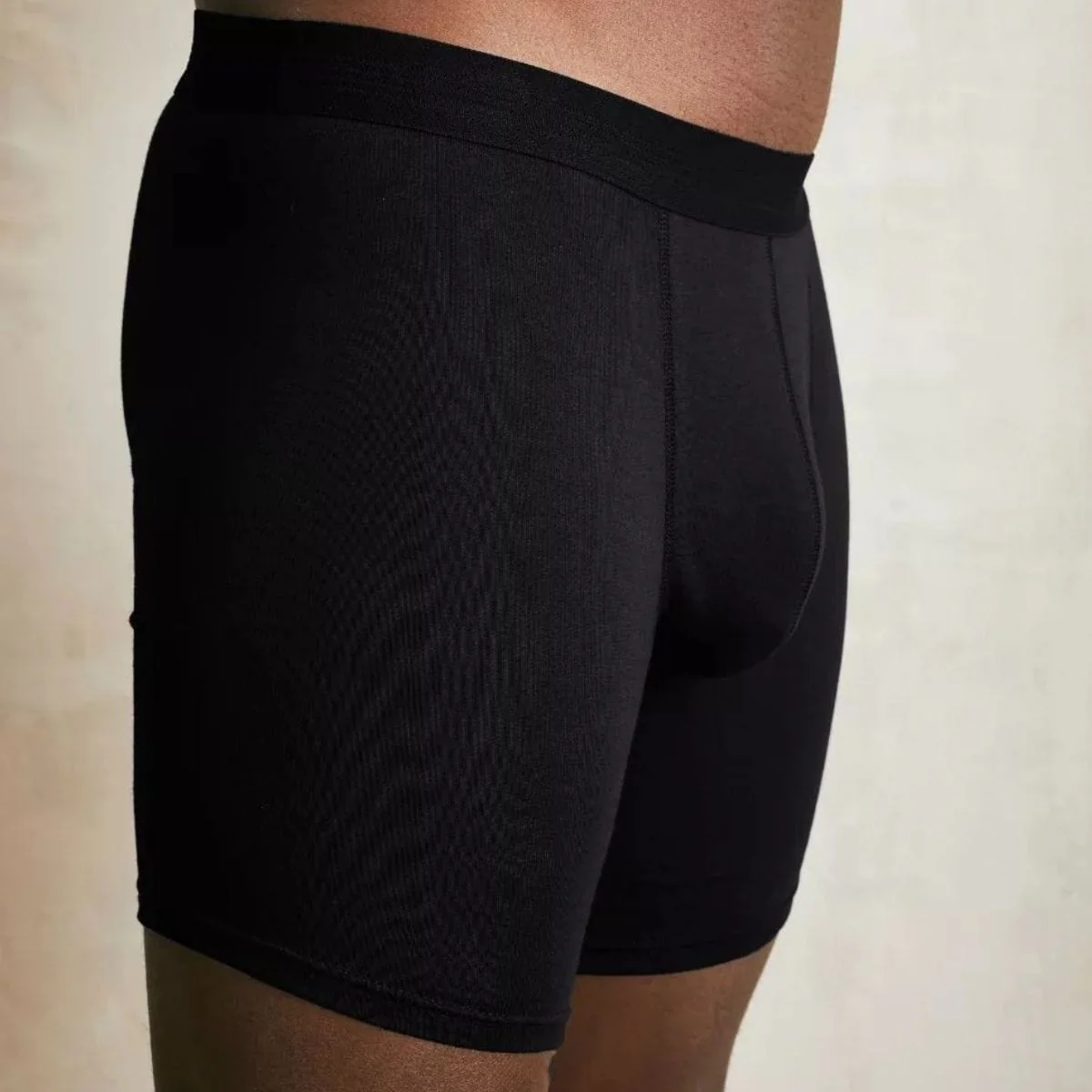 Boxer long homme noir - Image 3