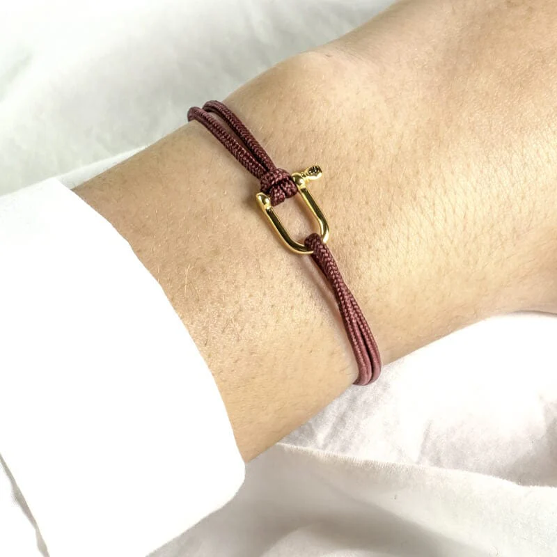 Bracelet Léa - Aubergine - Image 2