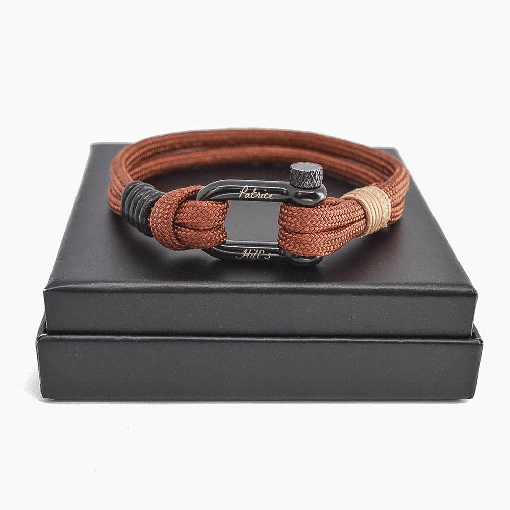 Bracelet mixte caramel - Image 3