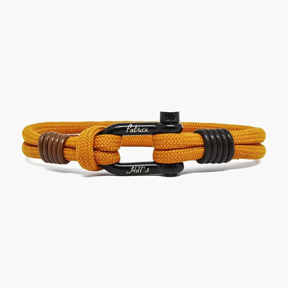 Bracelet mixte moutarde
