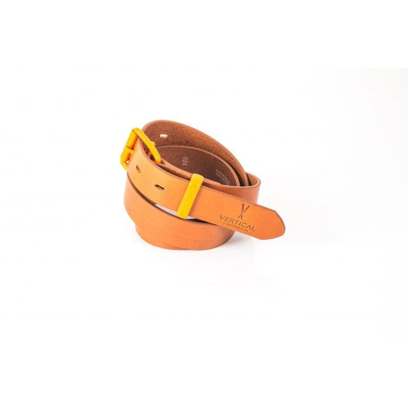 Ceinture en cuir La camel véritable + 1 boucle - Image 4