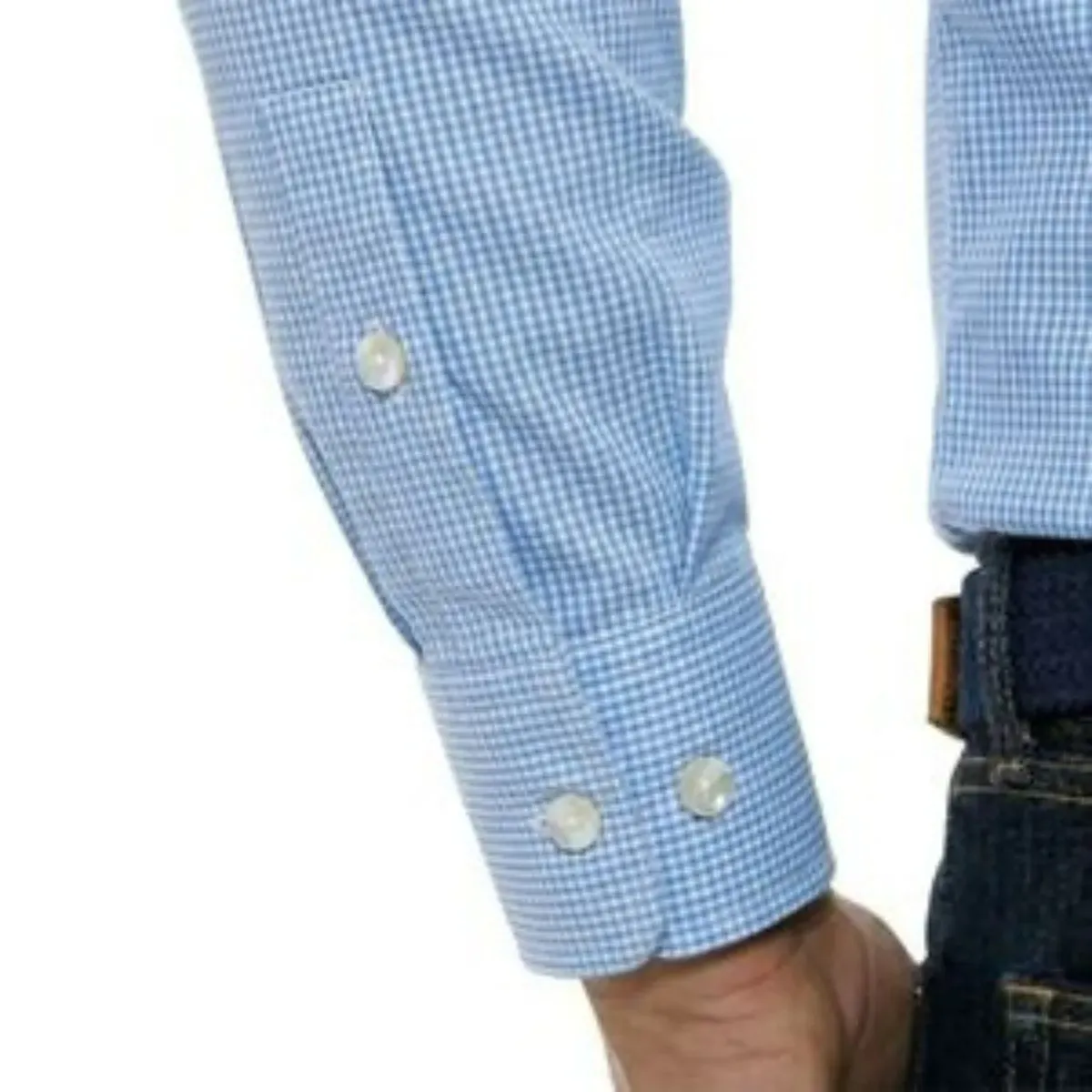 CHEMISE CARREAUX BLEU HOMME | CIEL - Image 4