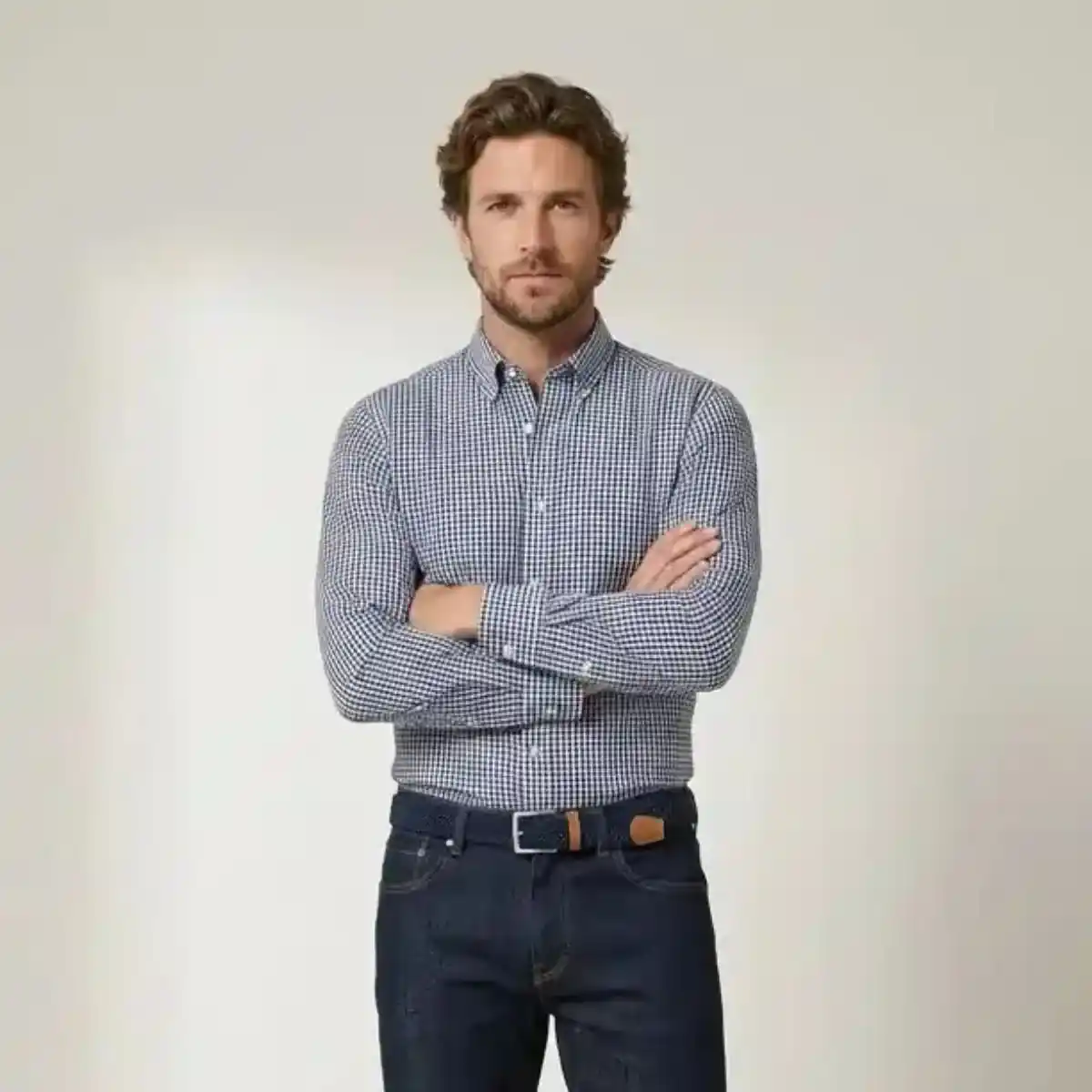 CHEMISE CARREAUX BLEU HOMME | MARINE