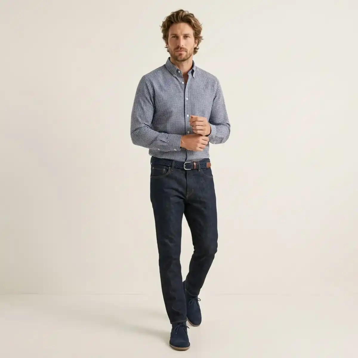CHEMISE CARREAUX BLEU HOMME | MARINE - Image 3