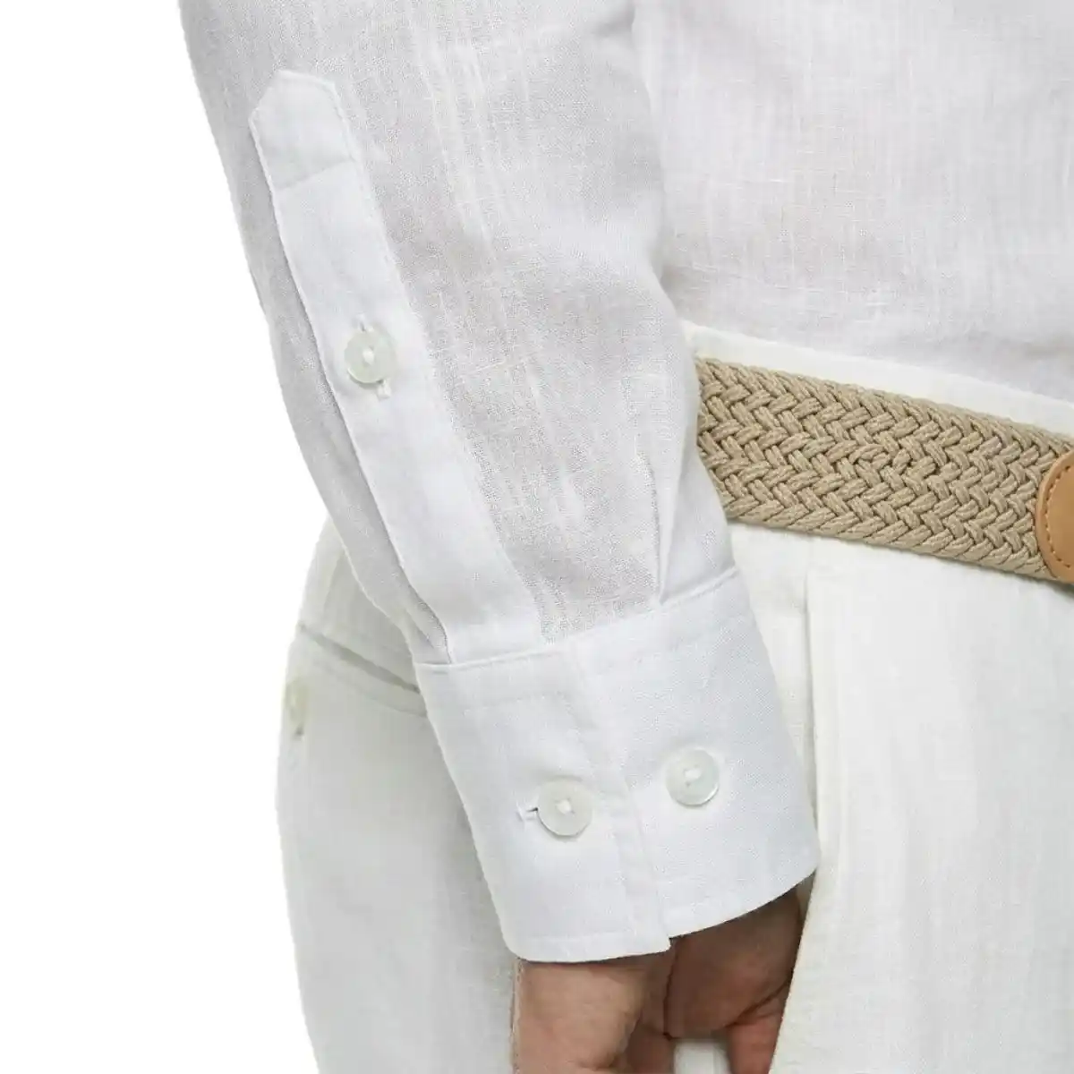 CHEMISE EN LIN BLANCHE | HOMME - Image 5