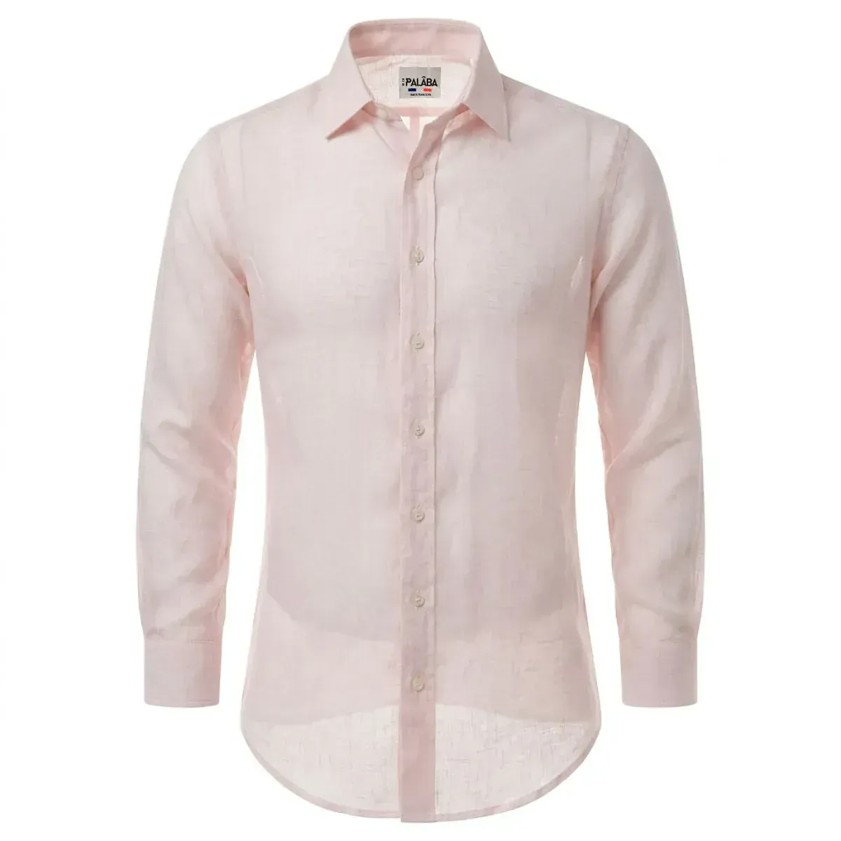 CHEMISE EN LIN ROSE HOMME - Image 5