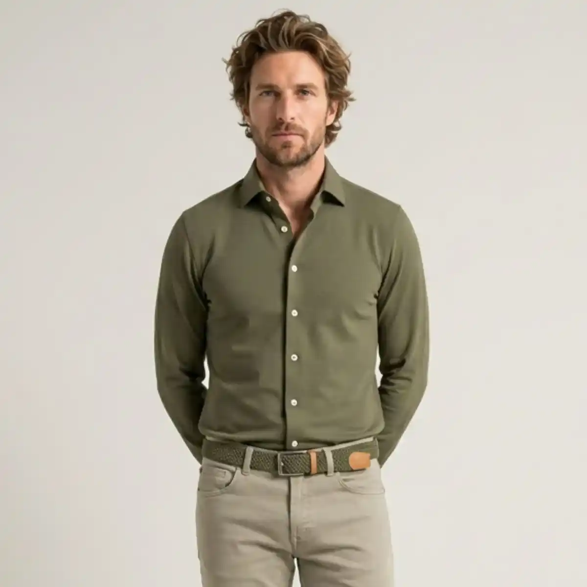 CHEMISE KAKI HOMME