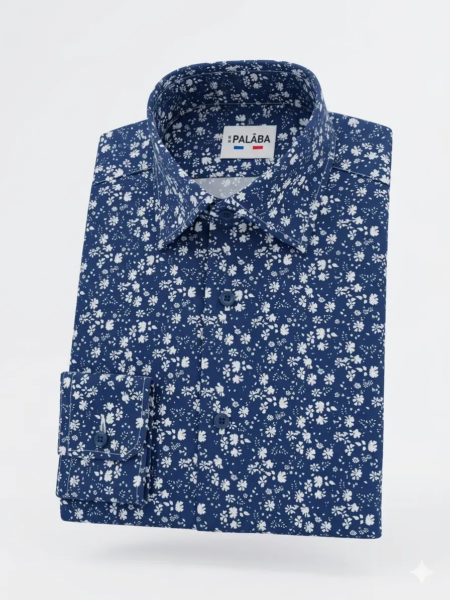Chemise française à fleurs - Image 4