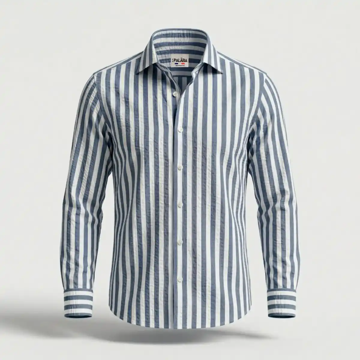 CHEMISE RAYEE HOMME | MARINE - Image 5
