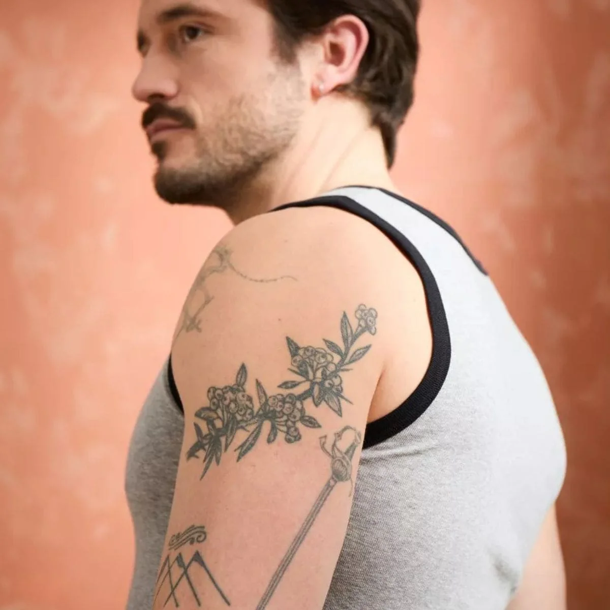 débardeur homme gris coton bio - Image 3