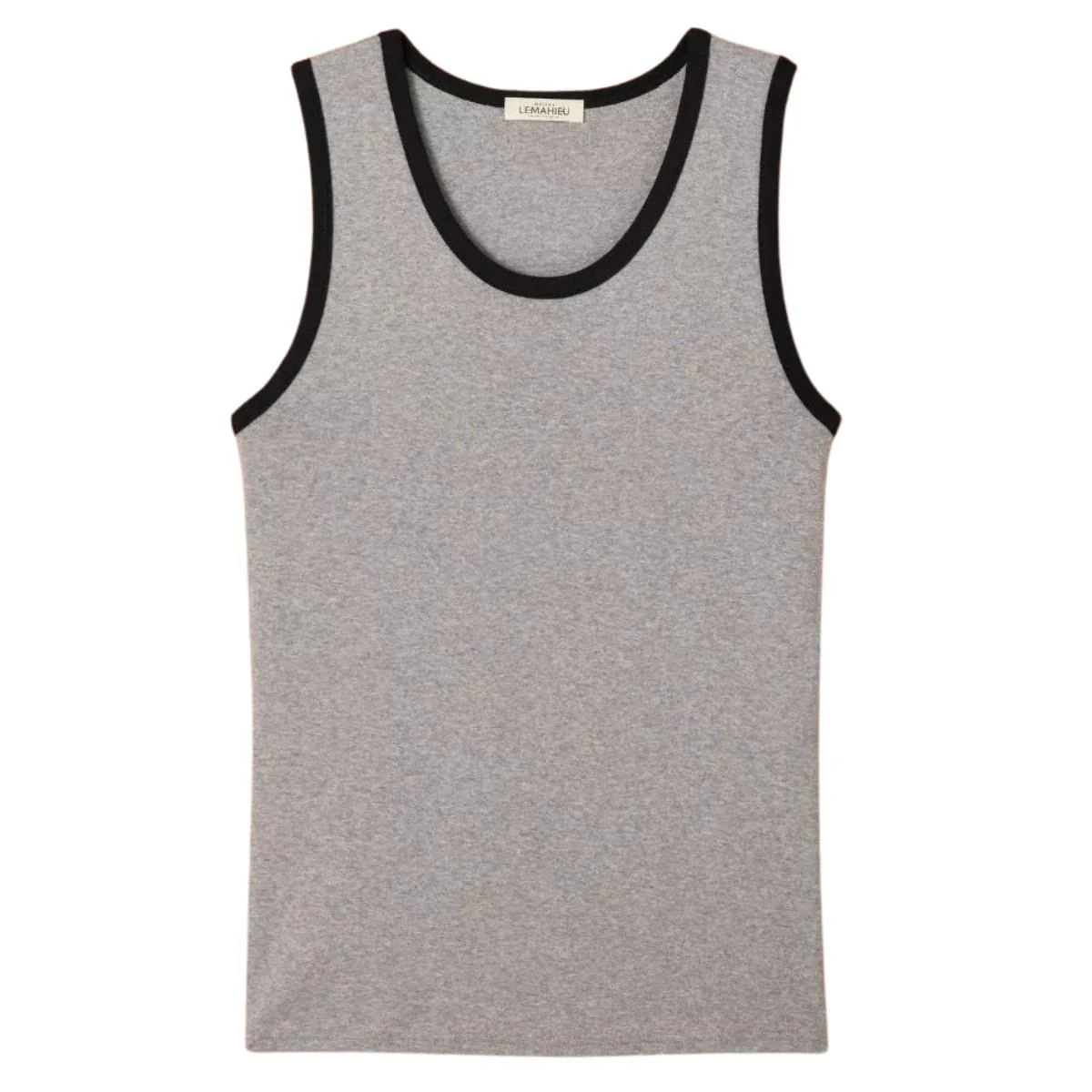 débardeur homme gris coton bio - Image 6