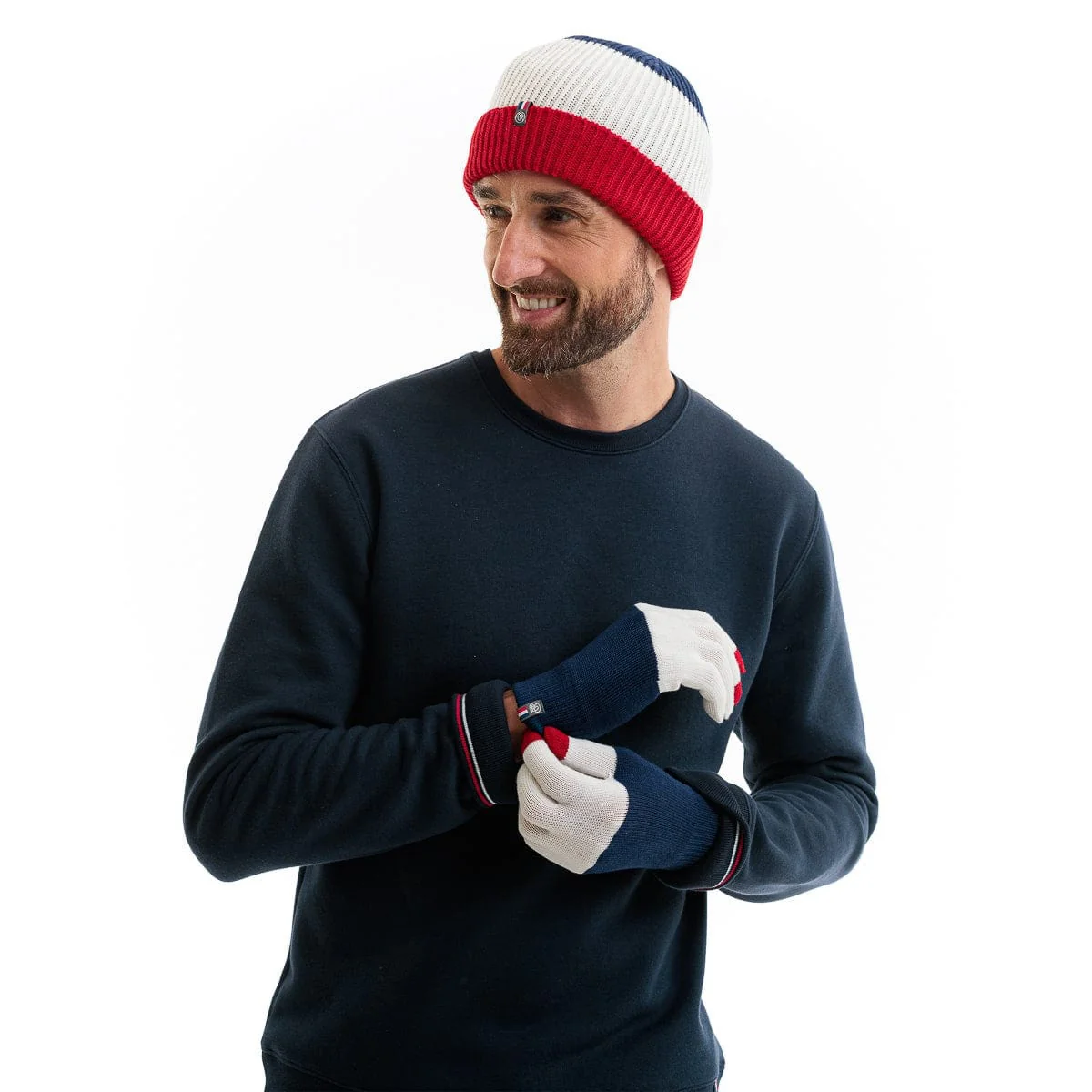 Duo bleu blanc rouge homme - Image 3