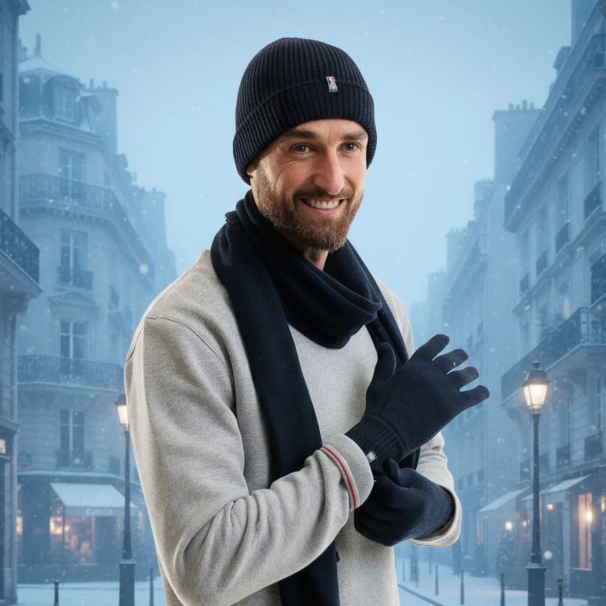Gants bio homme tactiles