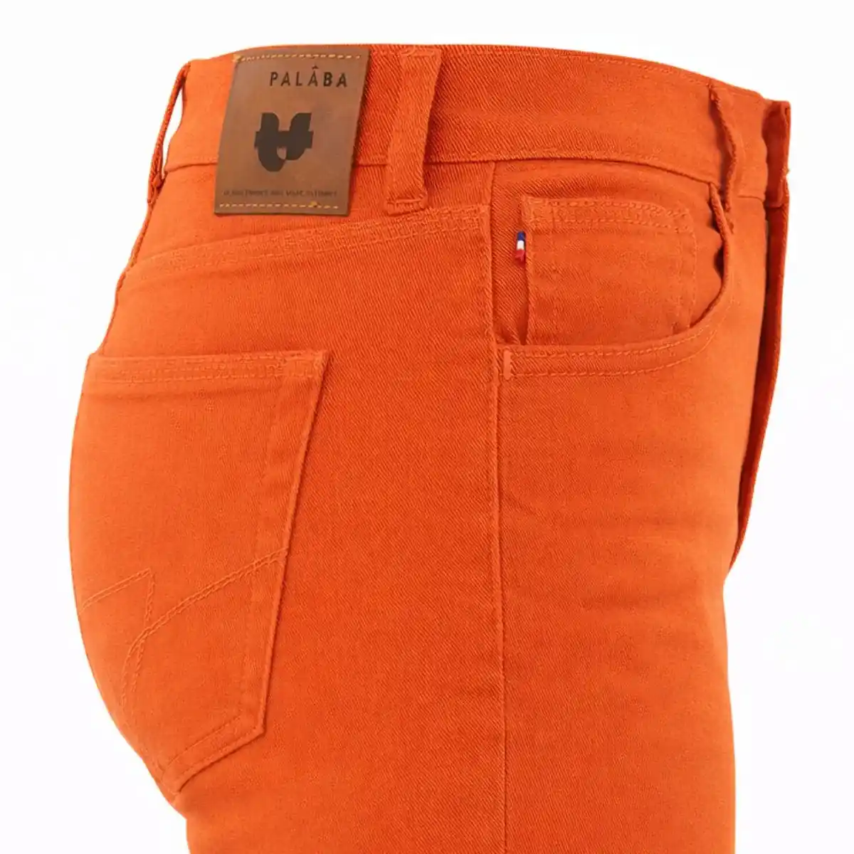 Jean orange femme | Made in France - Image 3