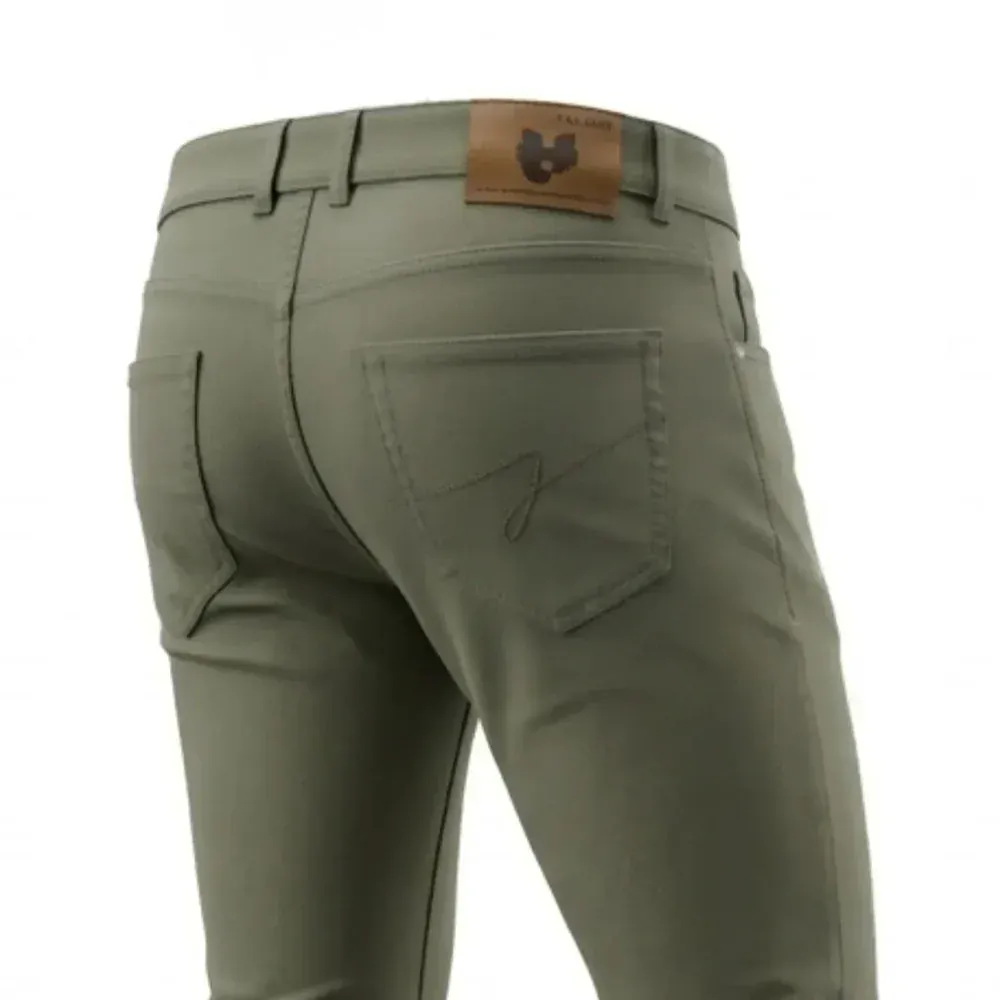 Jean straight homme | Kaki coupe droite - Image 3