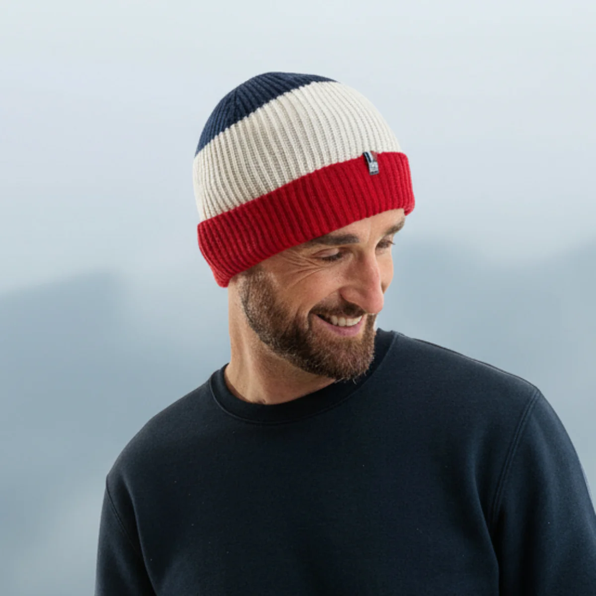 Le bonnet bleu blanc rouge homme