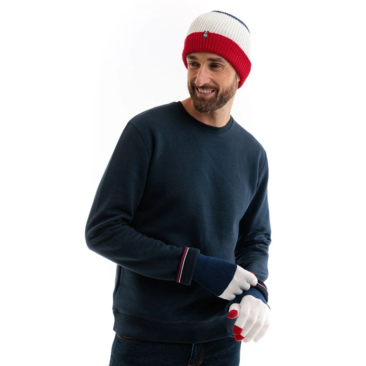 Le bonnet bleu blanc rouge homme - Image 3