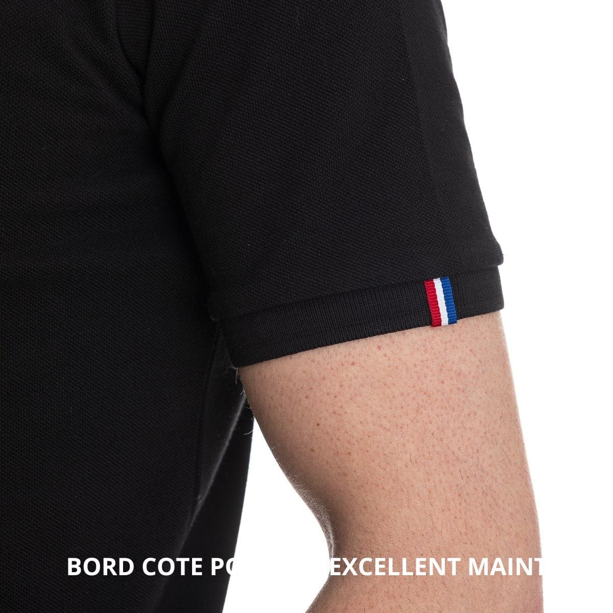 Polo noir made in France - Image 4