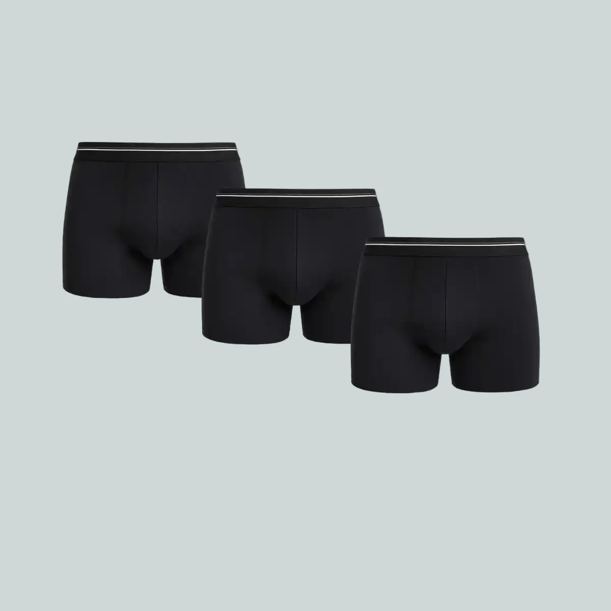 Boxer Homme Noir | Pack 3 Coton Bio Made in France