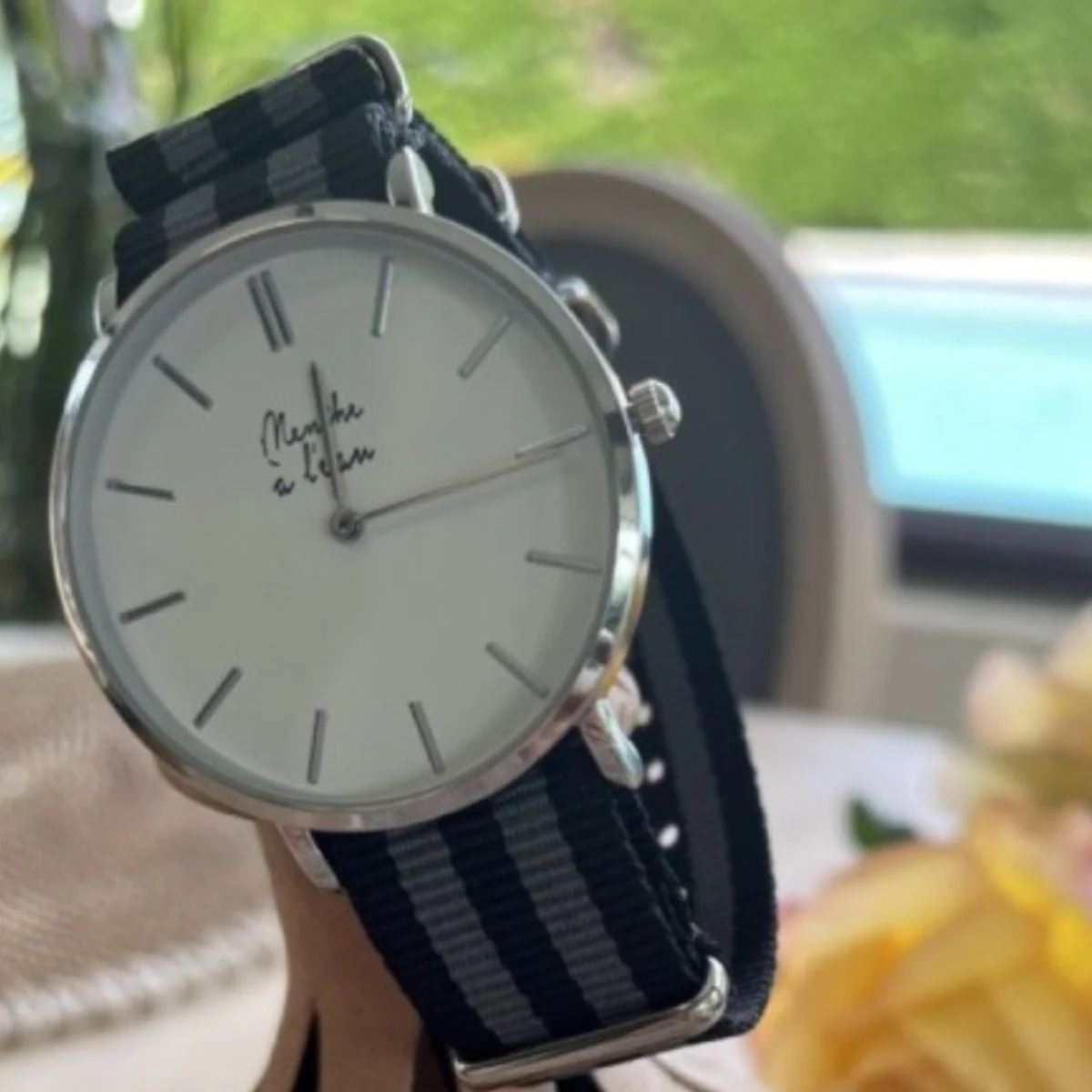 Montre La Résistante noir/gris - Image 2