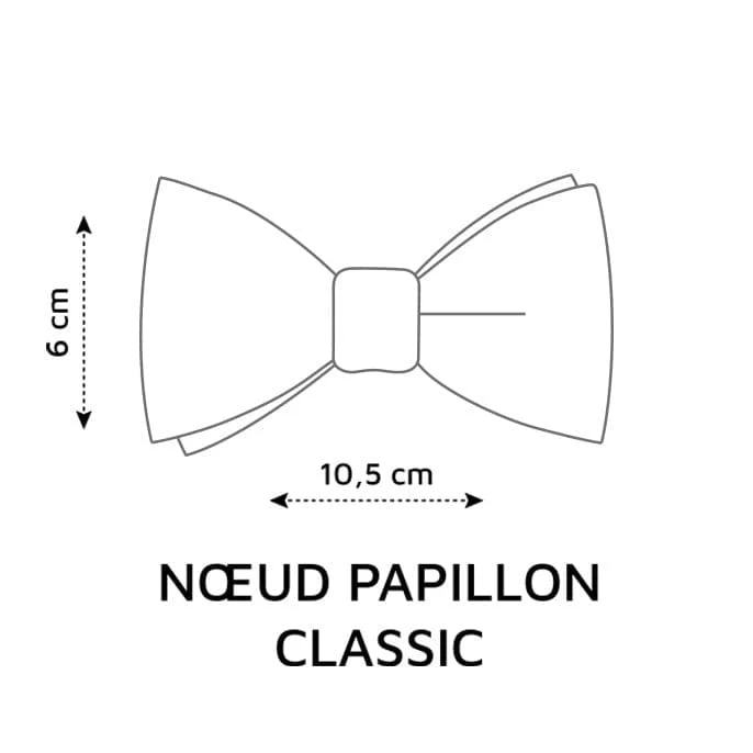Noeud papillon fleuri jaune ambre dahlia - Image 3