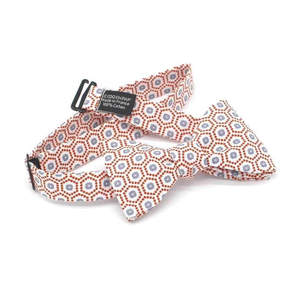 Noeud papillon japonais corail - Image 2