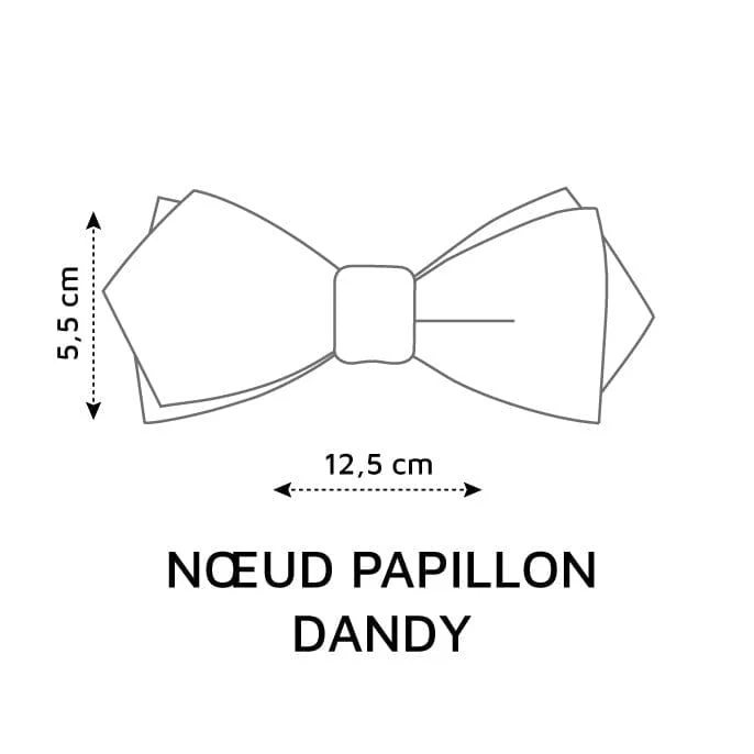 Noeud papillon japonais seigaiha rouge - Image 4