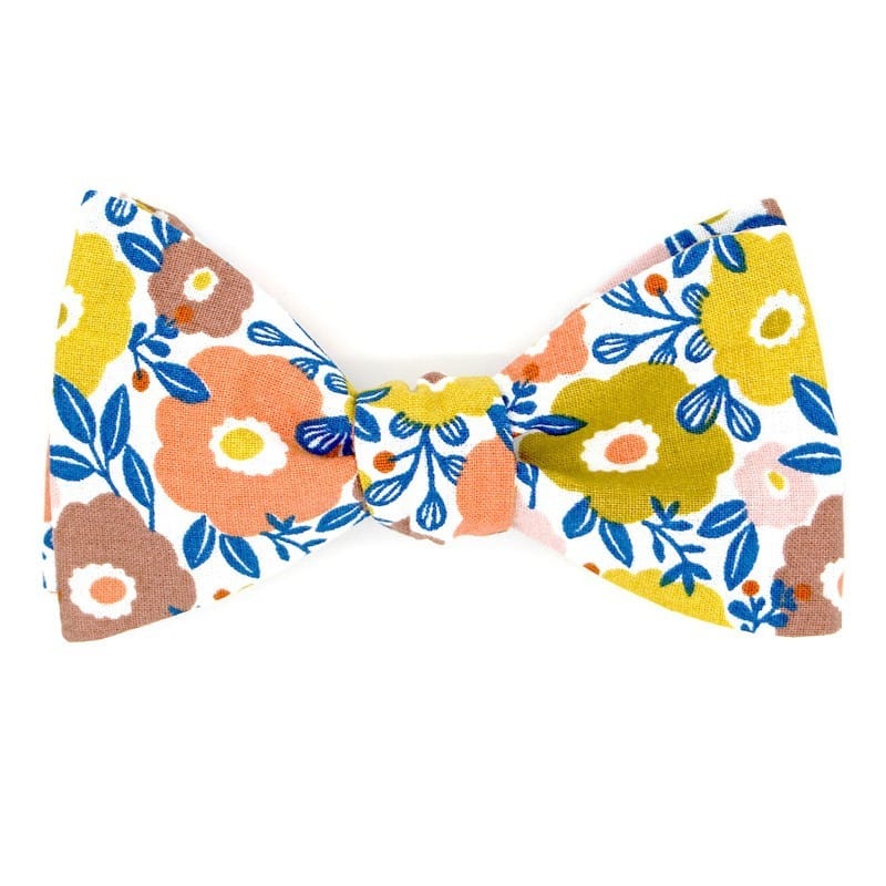 Noeud papillon fleuri be pop 70’s - Image 3