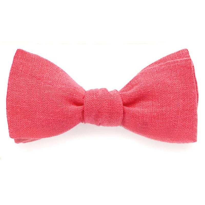 Noeud papillon grenadine en lin