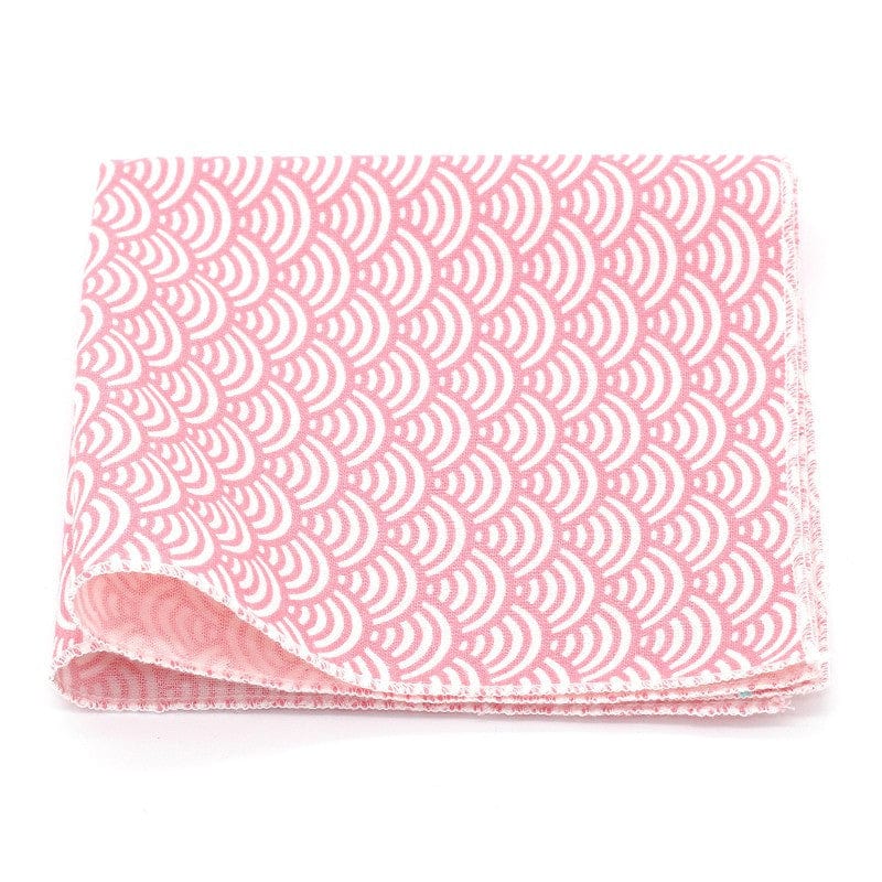 Pochette de costume japonais rose