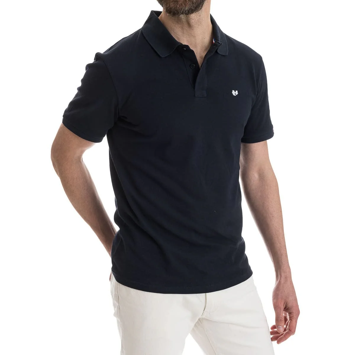 Polo bleu marine Made In France - Image 3