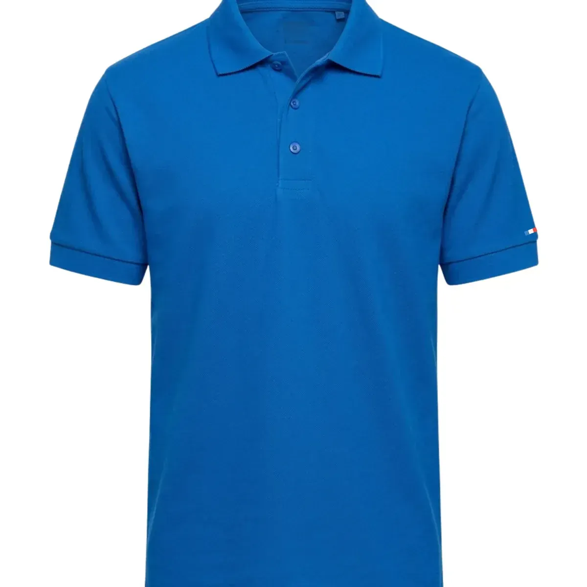 Polo bleu roi homme | Coton bio - Image 4