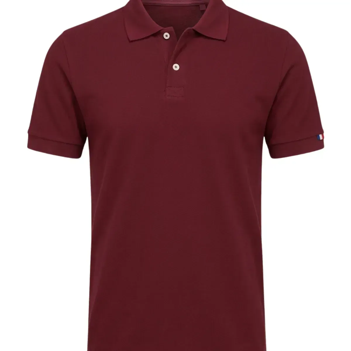 Polo bordeaux homme | Coton bio - Image 4