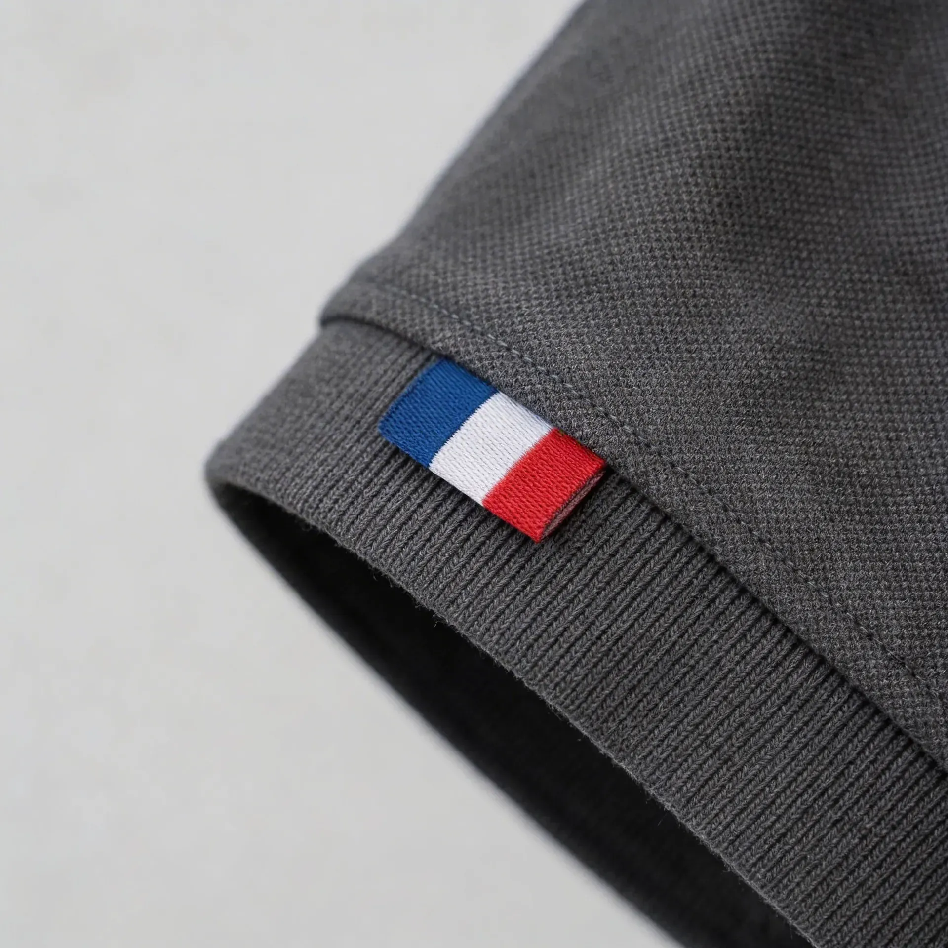 Polo gris anthracite homme | Coton bio - Image 3