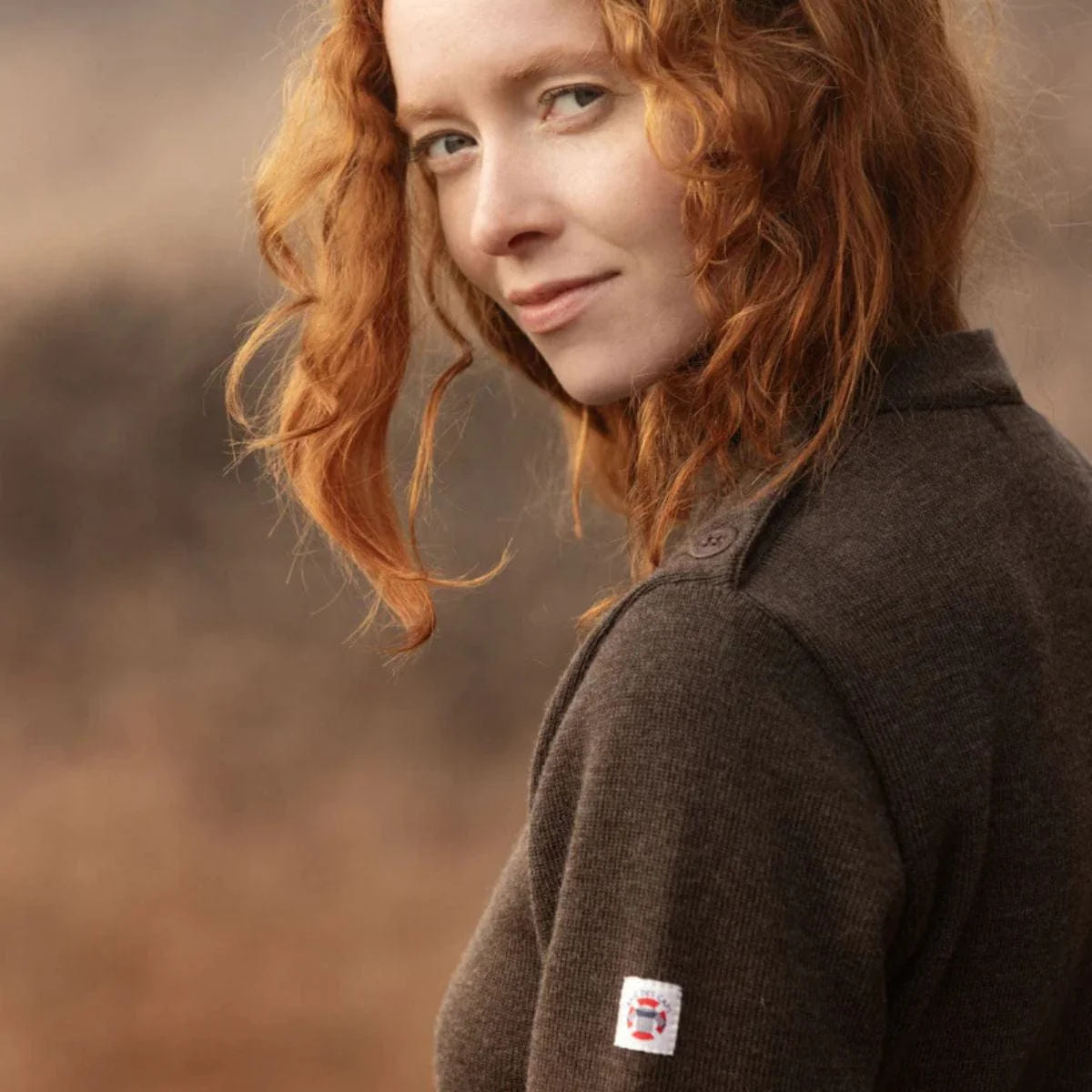 Pull marin femme marron - Image 2