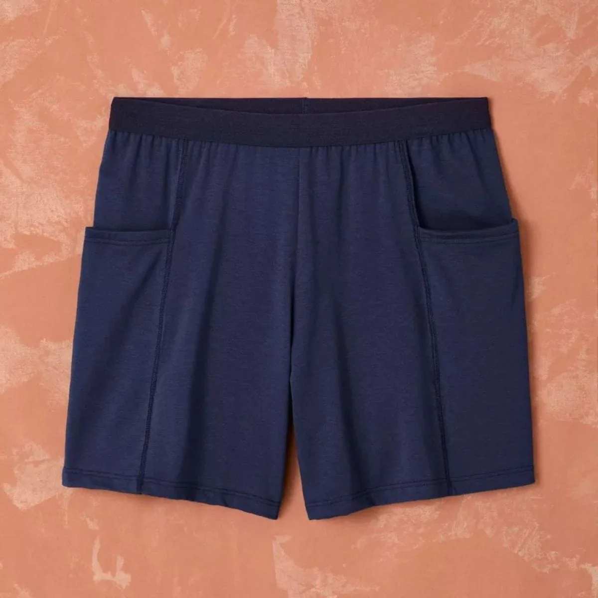 Short coton Homme Marine - Image 4