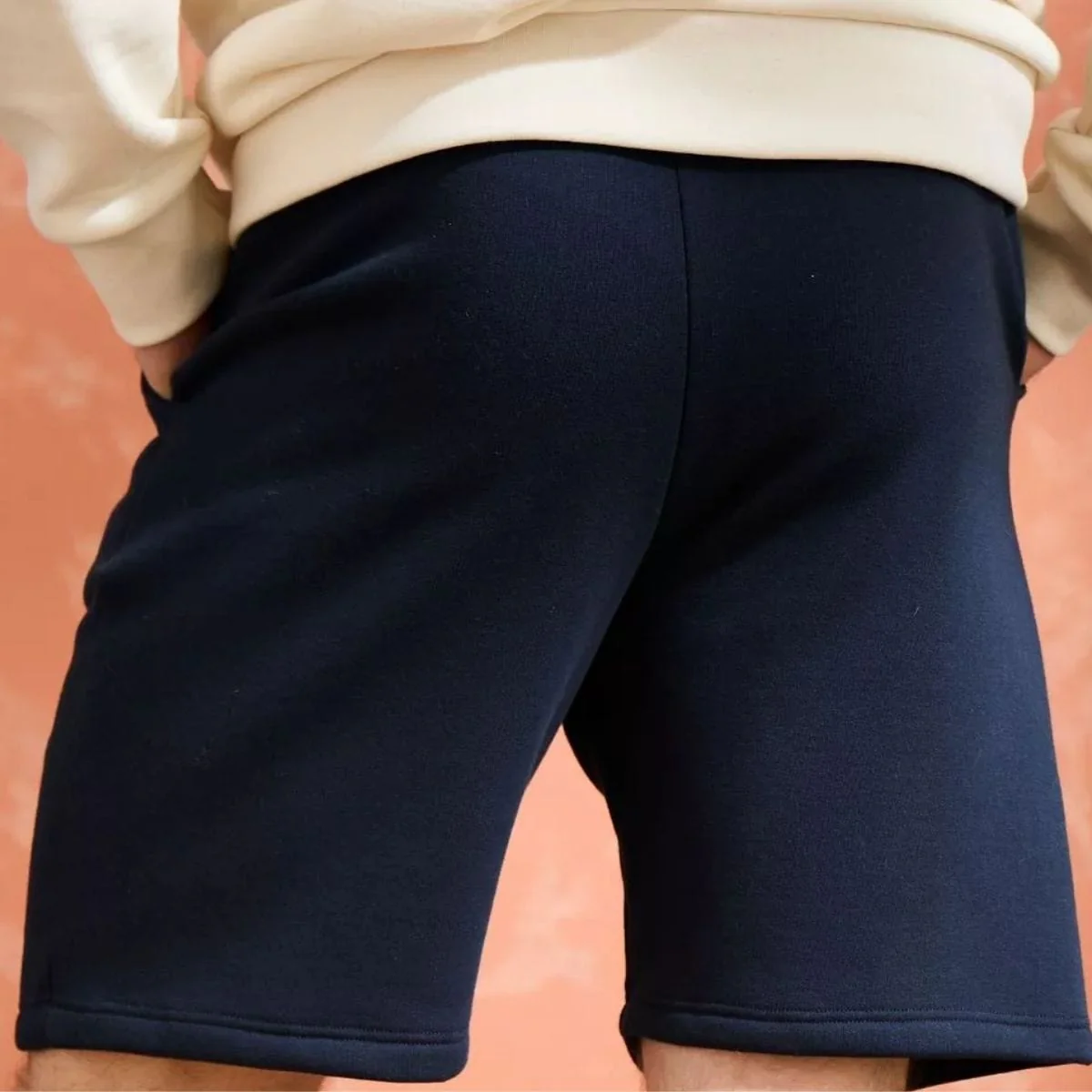 Short molleton Homme Marine - Image 4