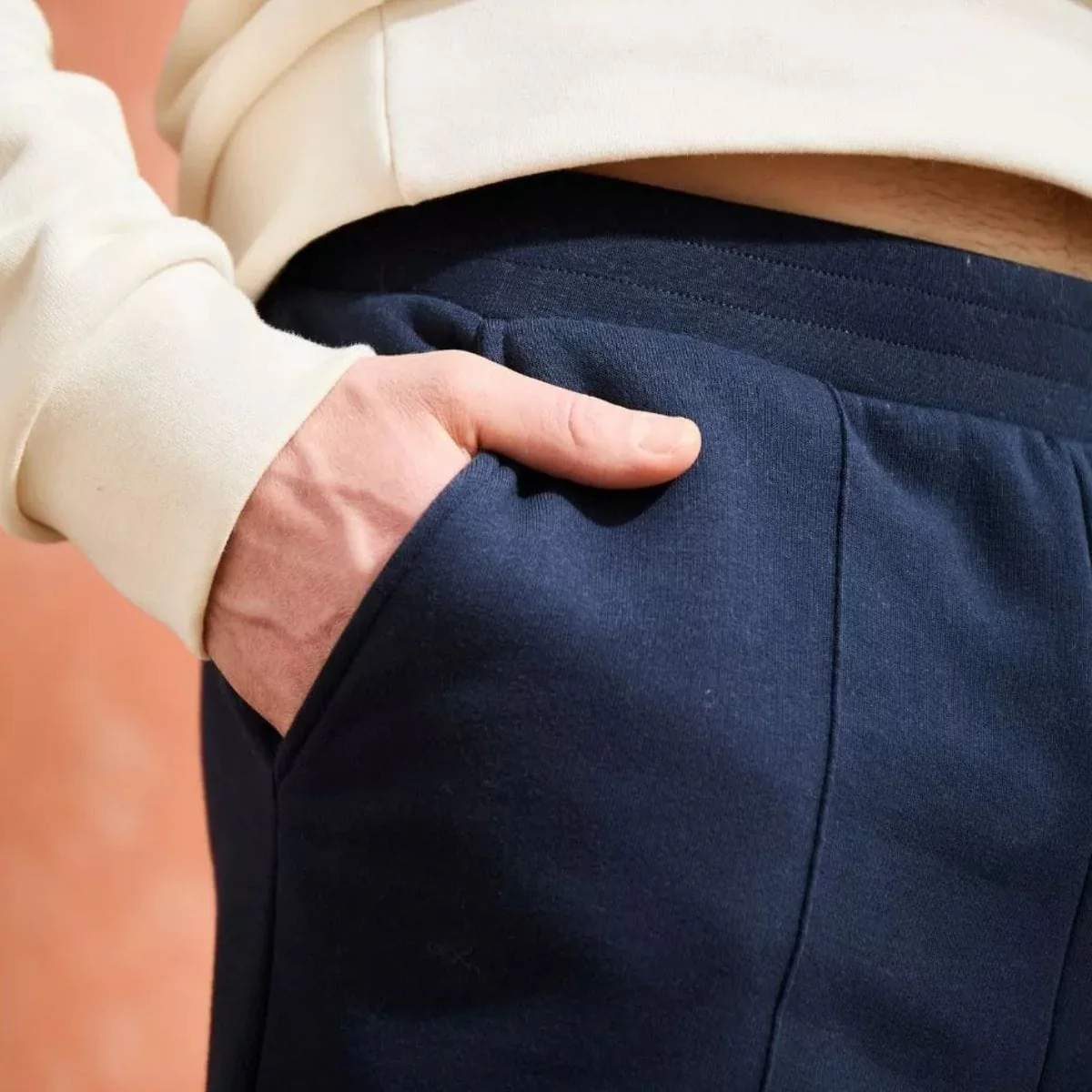 Short molleton Homme Marine - Image 5