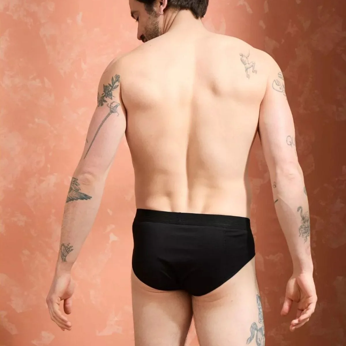 Slip homme coton modal Noir - Image 2
