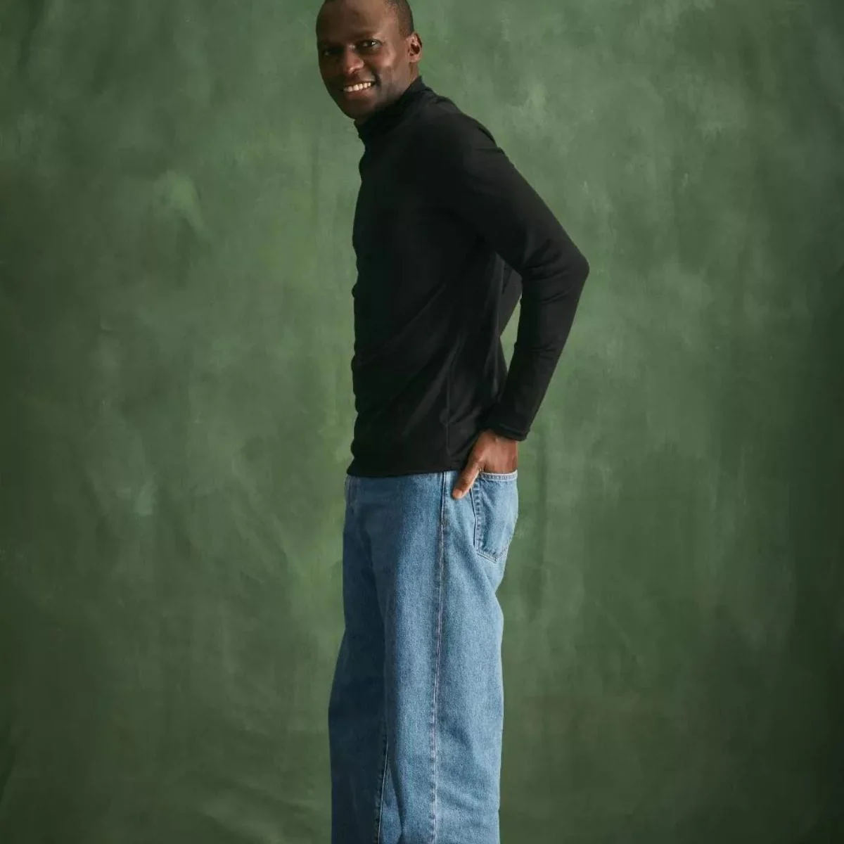 Sous pull Homme noir - Image 4