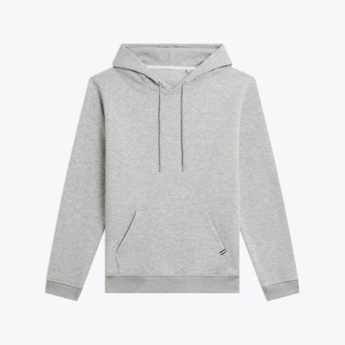 Sweat capuche gris chiné - Image 3