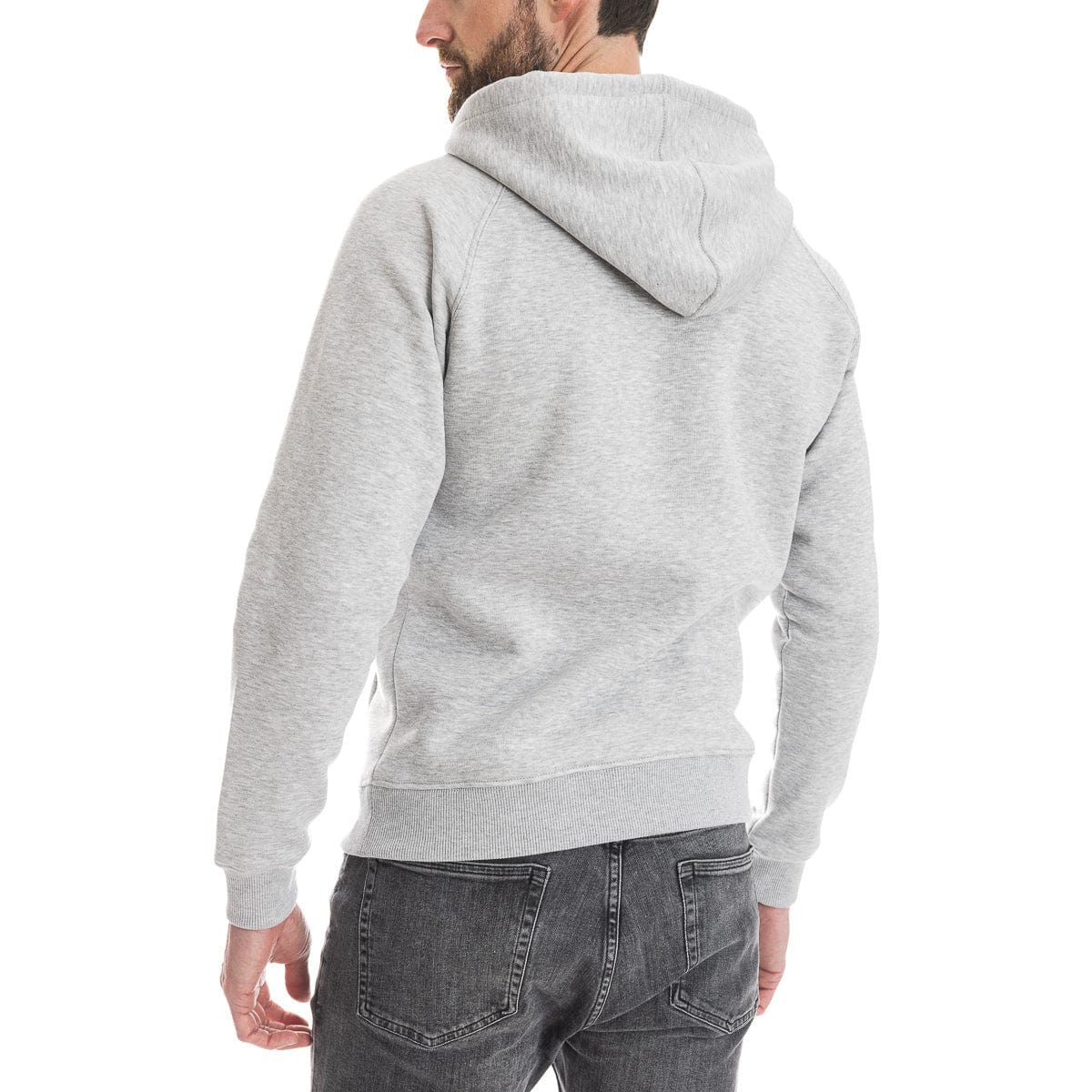 Sweat à capuche homme - Gris - Image 5